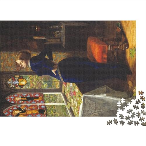 John Everett Millais Holz Museum Puzzle, 1000-Teilige Kunst Puzzles, Geschicklichkeitsspiel, Für Erwachsene Gemälde Puzzles Piele Spielzeug Geschenk von NEDLON
