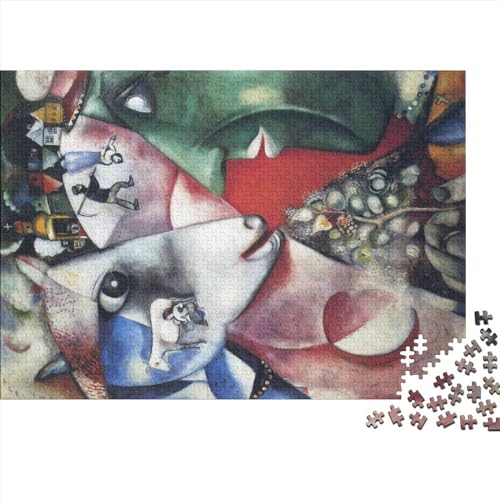 Marc Chagall Museum Holz-Puzzle Für Erwachsene 1000 Teile, Hölzernes Kunst Puzzle, Gemälde Puzzles, Lernspiele, Tolles Geschenk, Wohnkultur 1000pcs von NEDLON