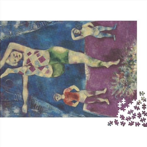 Marc Chagall Puzzle 300 Teile, Kunst Puzzle Für Erwachsene, Geschicklichkeitsspiel Für Die Ganze Familie, Übung Für Den Geist, Ideal Als Wandbild von NEDLON