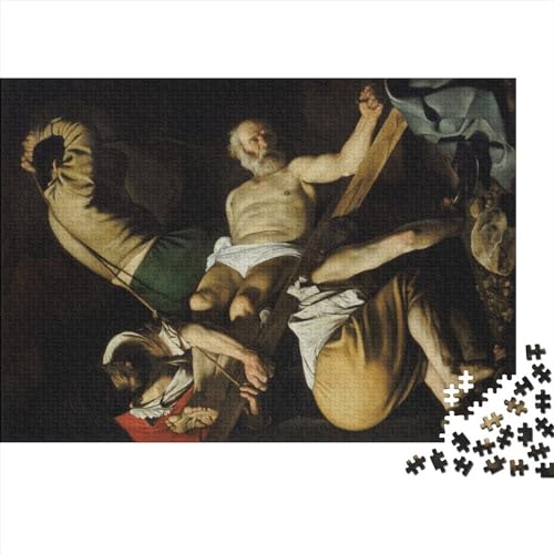 Michelangelo Caravaggio Museum Holz-Puzzle, Impossible Puzzle, Kunst Puzzles Für Erwachsene, Weltberühmte Gemälde Puzzle, Puzzlespiel Für Jugendliche Puzzel 1000pcs von NEDLON
