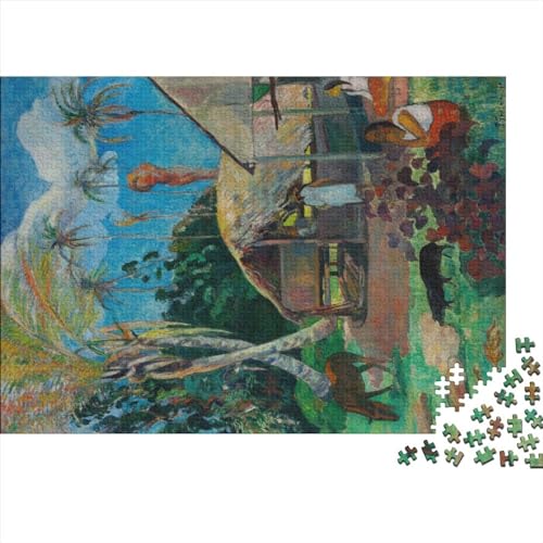 Paul Gauguin Weltberühmte Gemälde Puzzles 300 Teile, Museum Puzzle DIY Holzpuzzle, Gemälde Klassische Puzzles Spielzeug, Familienspaß Jigsaw Board 300pcs von NEDLON