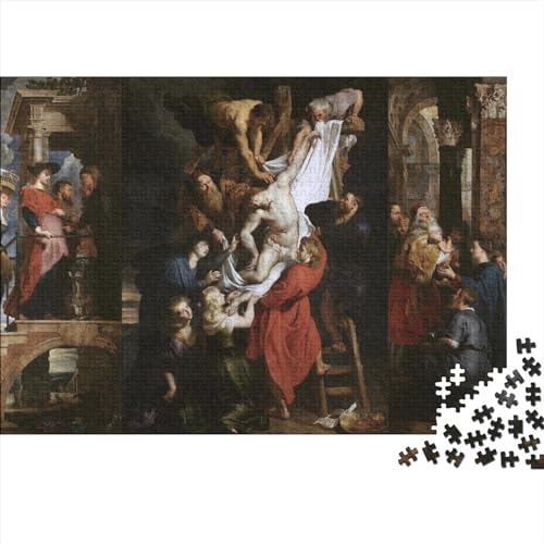 Peter Paul Rubens 300 Teile Puzzles Für Erwachsene Holz-Puzzle Lernen Lernspielzeug Familienspiele Geschenke Für Heimdekoration Für Erwachsene 300 Stück von NEDLON
