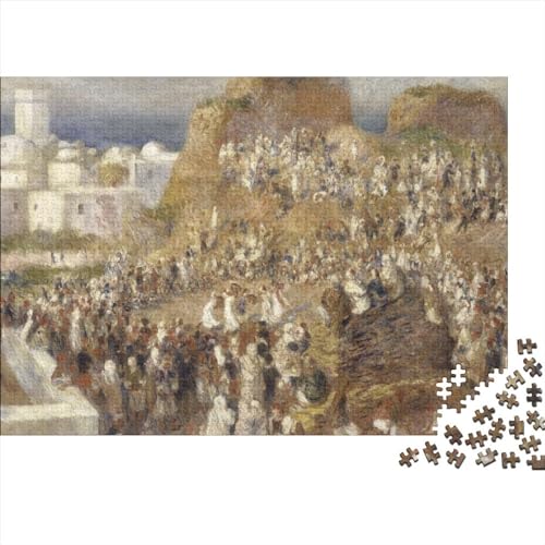 Pierre-Auguste Renoir Kunst 1000 Stück Puzzle Für Erwachsene-Puzzle 1000 Teile Große Puzzles Lernspiel Spielzeug Geschenk Für Die Wanddekoration von NEDLON