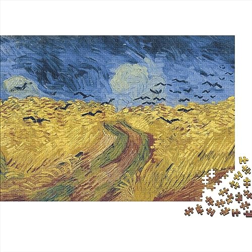 Van Gogh Holz Puzzle 300 Teile Puzzles Für Erwachsene Lernspiel Herausforderungsspielzeug,Übung Für Den Geist,300-teilige Puzzlespiel 300pcs von NEDLON