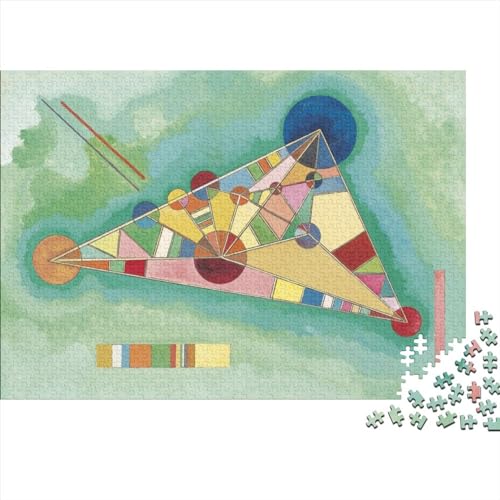 Wassily Kandinsky Weltberühmte Gemälde Holz-Puzzle, Impossible Puzzle, Kunst Puzzles Für Erwachsene, Museum Puzzle, Puzzlespiel Für Jugendliche Puzzel 300pcs von NEDLON