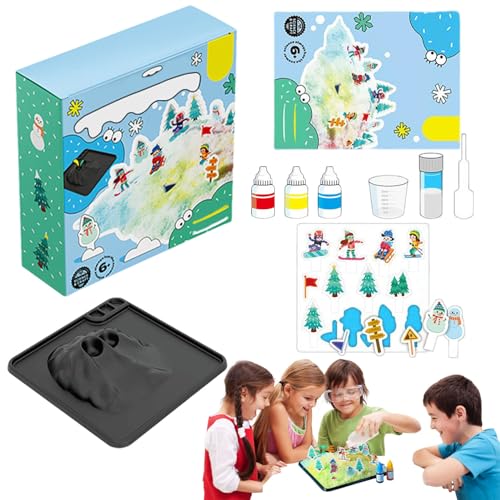 Wissenschaftsset für Kinder - Wissenschaftliches Kinder-Erkundungsspielzeug mit Schnee - Geruchsneutrales Schnee-Wissenschaftsset für praktische Fertigkeiten in der Früherziehung, als Belohnung von NEECS