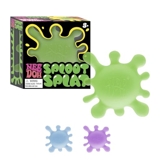 Schylling NeeDoh SplootSplat – Der Spritzer, der Flecken – sensorisches Spielzeug zum Quetschen, Drücken und Ziehen – ab 3 Jahren – Farbe kann variieren; 1 Stück pro Packung Schylling NeeDoh SplootSplat – Der Spritzer, der Flecken – sensorisches Spielzeug zum Quetschen, Drücken und Ziehen – ab 3 Jahren – Farbe kann variieren; 1 Stück pro Packung von NEEDOH
