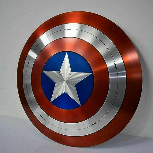 NEOARY Captain America Schild – Handgefertigte Replik des Falken First Avenger Metallschild, 55,9 cm, rotes Schild NEOARY Captain America Schild – Handgefertigte Replik des Falken First Avenger Metallschild, 55,9 cm, rotes Schild von NEOARY