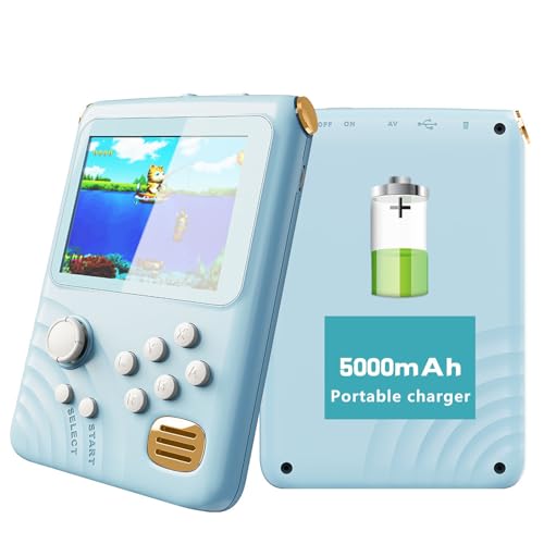 NEOCADE Handheld-Spielkonsole Mit 300 Spiele, Spiele-Tragbares Ladegerät mit 3.2" Bildschirm, 5000mAh Externe Handyakkus, Portable Handheld Konsole, Akku-Backup für iPhone/Samsung, Geschenk für Kinder NEOCADE Handheld-Spielkonsole Mit 300 Spiele, Spiele-Tragbares Ladegerät mit 3.2" Bildschirm, 5000mAh Externe Handyakkus, Portable Handheld Konsole, Akku-Backup für iPhone/Samsung, Geschenk für Kinder von NEOCADE