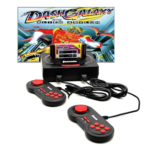 NEOCADE Retro-Spielkonsole für Sega Genesis Mega Drive, Enthält 18 NES-Spiele und Eine 12-in-1 MD Spiele-Cartridge, mit 2 Kabelgebundenen Gamecontrollern, Unterstützt HDMI-Ausgang für Großbildschirme NEOCADE Retro-Spielkonsole für Sega Genesis Mega Drive, Enthält 18 NES-Spiele und Eine 12-in-1 MD Spiele-Cartridge, mit 2 Kabelgebundenen Gamecontrollern, Unterstützt HDMI-Ausgang für Großbildschirme von NEOCADE