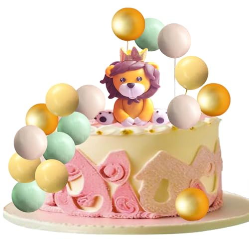 Neodtx Tierfiguren Tortendeko Tiere 16 Stück Löwe Kuchendekoration Kugeln Waldtiere Geburtstagstorte Deko Safari Tortendeko 1. Geburtstag Dschungel Animals Kuchen Deko Für Mädchen (Löwe) Neodtx Tierfiguren Tortendeko Tiere 16 Stück Löwe Kuchendekoration Kugeln Waldtiere Geburtstagstorte Deko Safari Tortendeko 1. Geburtstag Dschungel Animals Kuchen Deko Für Mädchen (Löwe) von NEODTX