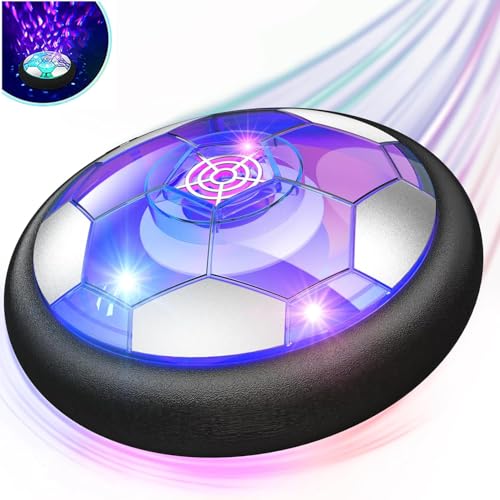 NEOVSUNY Air Power Fußball Kinderspielzeug, Wiederaufladbar Hover Soccer Ball Fussball mit LED Licht,Kinder Spielzeug Geschenke ab 3 4 5 6+ Jahre Jungen Mädchen,Indoor Outdoor Interaktive Sportspiele NEOVSUNY Air Power Fußball Kinderspielzeug, Wiederaufladbar Hover Soccer Ball Fussball mit LED Licht,Kinder Spielzeug Geschenke ab 3 4 5 6+ Jahre Jungen Mädchen,Indoor Outdoor Interaktive Sportspiele von NEOVSUNY