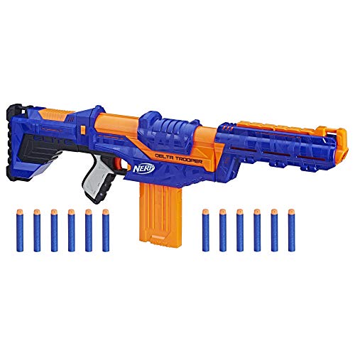 Hasbro E1911 Nerf N-Strike Elite Delta Trooper, Spielzeugblaster mit ansteckbarer Schulterstütze Hasbro E1911 Nerf N-Strike Elite Delta Trooper, Spielzeugblaster mit ansteckbarer Schulterstütze von NERF