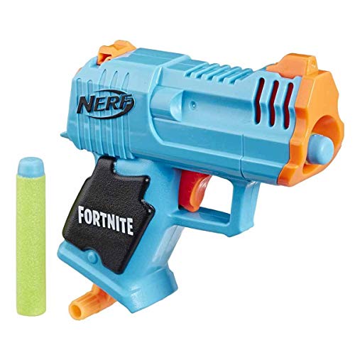 Hasbro E6751EL2 Fortnite Micro HC-R Nerf MicroShots Dart-Blaster und 2 Nerf Elite Darts für Kinder, Teenager, Erwachsene von NERF