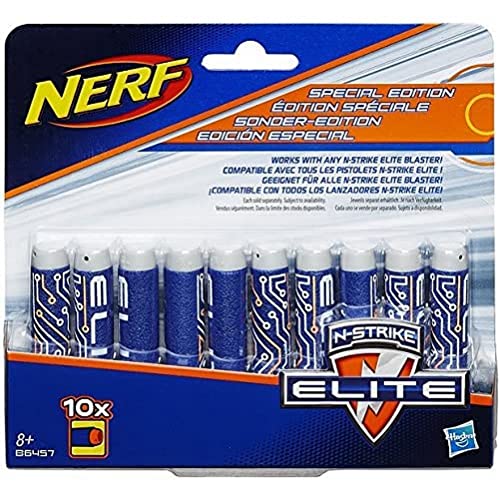 Hasbro Nerf B5571EU5 - N-Strike Elite Deko 10er Dart Nachfüllpack Spielzeugblaster, Sportspielzeug Hasbro Nerf B5571EU5 - N-Strike Elite Deko 10er Dart Nachfüllpack Spielzeugblaster, Sportspielzeug von NERF