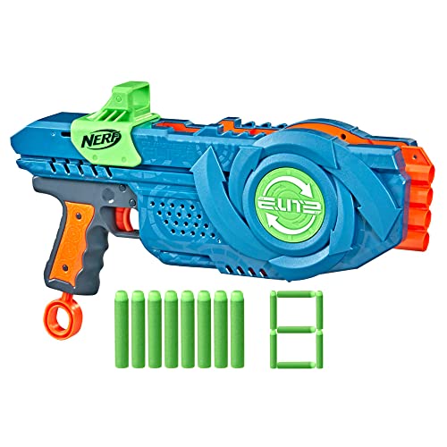 Nerf Elite 2.0 Flipshots Flip-8 Blaster, 8 Dart-Läufe für doppelte Feuerkraft, Kapazität für 8 Darts, 8 Nerf Darts Nerf Elite 2.0 Flipshots Flip-8 Blaster, 8 Dart-Läufe für doppelte Feuerkraft, Kapazität für 8 Darts, 8 Nerf Darts von NERF