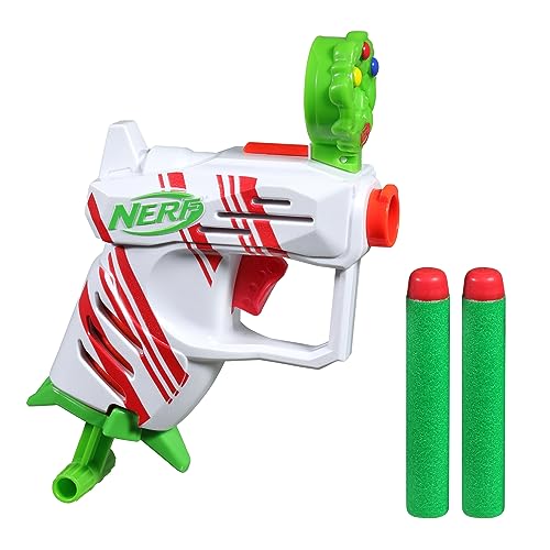 Nerf Elite 2.0 Jolly Dash Blaster, 2 Elite Darts, Pull to Prime, Winter Toy Foam Blaster, Easter Gifts, Kids Easter Basket Stuffers, Ages 8+ von NERF