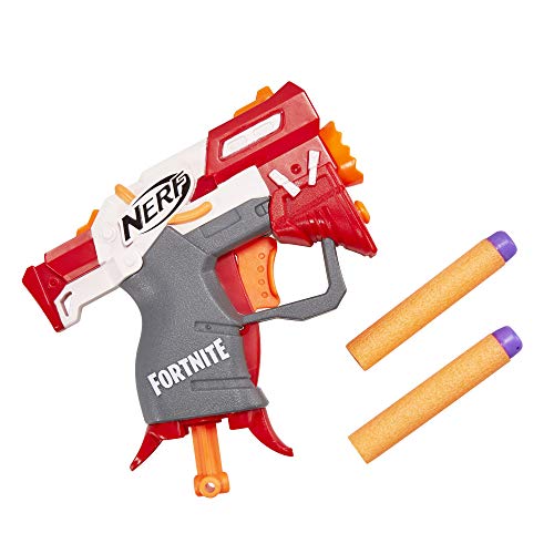 NERF Fortnite TS MicroShots Dart-Spielzeug-Blaster und 2 Elite Darts für Kinder, Teenager, Erwachsene von NERF