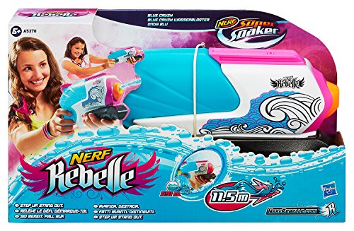 NERF Hasbro A5370E27 Rebelle Crush Soaker, blau NERF Hasbro A5370E27 Rebelle Crush Soaker, blau von NERF