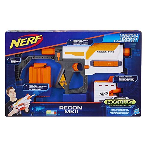 NERF Hasbro B4616EU4 - N-Strike Elite Modulus Recon MKII Blaster, Spielzeugblaster NERF Hasbro B4616EU4 - N-Strike Elite Modulus Recon MKII Blaster, Spielzeugblaster von NERF