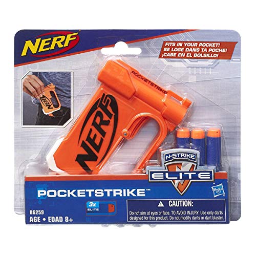 NERF Hasbro B6259EU4 - N-Strike Elite PocketStrike, Spielzeugblaster von NERF