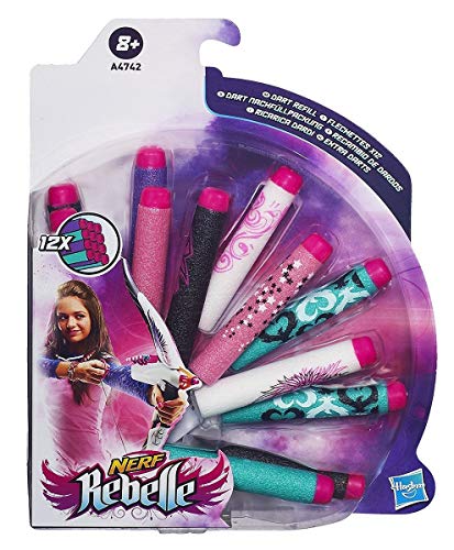 NERF Hasbro Rebelle A4742E27-12er Dart Nachfüllpack, Zubehör NERF Hasbro Rebelle A4742E27-12er Dart Nachfüllpack, Zubehör von NERF
