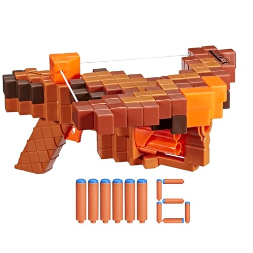 NERF Minecraft Pillager's Crossbow Dart Blaster, 6 N1 Darts kompatibel nur N1 Dart Blaster, 6 Dart Kapazität, ab 8 Jahren NERF Minecraft Pillager's Crossbow Dart Blaster, 6 N1 Darts kompatibel nur N1 Dart Blaster, 6 Dart Kapazität, ab 8 Jahren von NERF