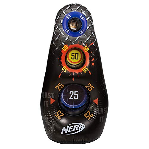 NERF NER0288 - Aufblasbares Ziel, 1,20 m hohes 3-Zonen-Ziel, Spielzeug ab 8 Jahren NERF NER0288 - Aufblasbares Ziel, 1,20 m hohes 3-Zonen-Ziel, Spielzeug ab 8 Jahren von NERF