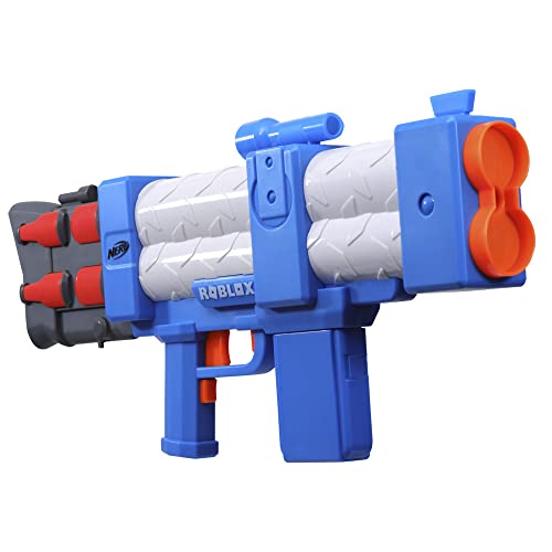 NERF Roblox Arsenal: Pulse Laser Motorized Dart Blaster, 10 Elite Darts, 10-Dart Clip, Code zum Freischalten virtueller Gegenstände im Spiel von NERF