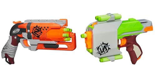 NERF - Zombie Strike Hammershot & Zombie Strike Sidestrike Doppelpack-Combo von NERF