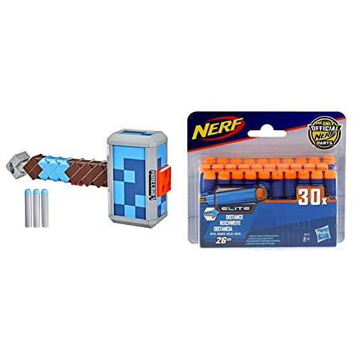 NERF abfeuernder Nerf Minecraft Stormlander Hammer, feuert 3 NERF ab, enthält 3 Nerf Elite Darts, Spannhebel Mehrfarbig Einheitsgröße & A0351EU6 Hasbro A0351 N-Strike Elite 30er Dart Nachfüllpack NERF abfeuernder Nerf Minecraft Stormlander Hammer, feuert 3 NERF ab, enthält 3 Nerf Elite Darts, Spannhebel Mehrfarbig Einheitsgröße & A0351EU6 Hasbro A0351 N-Strike Elite 30er Dart Nachfüllpack von NERF