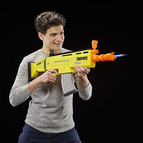 Nerf AR-L Motorisierter Spielzeug Blaster, 20 Fortnite Elite Darts, Klappvisier – Für Jugendliche und Erwachsene, Mehrfarbig Nerf AR-L Motorisierter Spielzeug Blaster, 20 Fortnite Elite Darts, Klappvisier – Für Jugendliche und Erwachsene, Mehrfarbig von NERF
