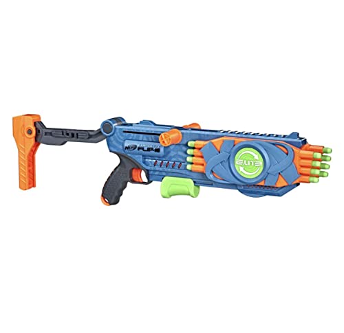 Nerf Elite 2.0 Flipshots Flip-16 Blaster mit 16 Dart-Läufen für doppelte Feuerkraft, Kapazität für 16-Darts, 16 Nerf Elite Darts Nerf Elite 2.0 Flipshots Flip-16 Blaster mit 16 Dart-Läufen für doppelte Feuerkraft, Kapazität für 16-Darts, 16 Nerf Elite Darts von NERF