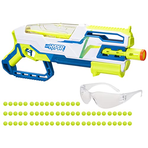 Nerf Hyper Bundle, Siege-50 Pump-Action Blaster, bis zu 110 FPS Geschwindigkeit, Eyewear (Amazon Exclusive) von NERF