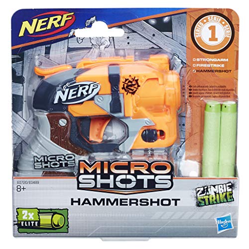 Nerf MicroShots HammerShot, Klassiker-Blaster im Mikroformat von NERF