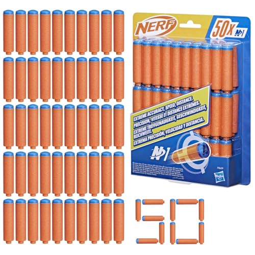 Nerf N Series N1 Darts 50x, zusätzliche Darts für High Performance Blaster der Nerf N Serie mit hoher Treffgenauigkeit und Reichweite, für Jungen und Mädchen Nerf N Series N1 Darts 50x, zusätzliche Darts für High Performance Blaster der Nerf N Serie mit hoher Treffgenauigkeit und Reichweite, für Jungen und Mädchen von NERF