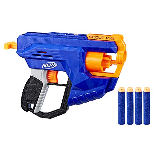 Nerf N-Strike Elite Scout MKII, Spielzeugblaster mit integrierter Rotationstrommel von NERF