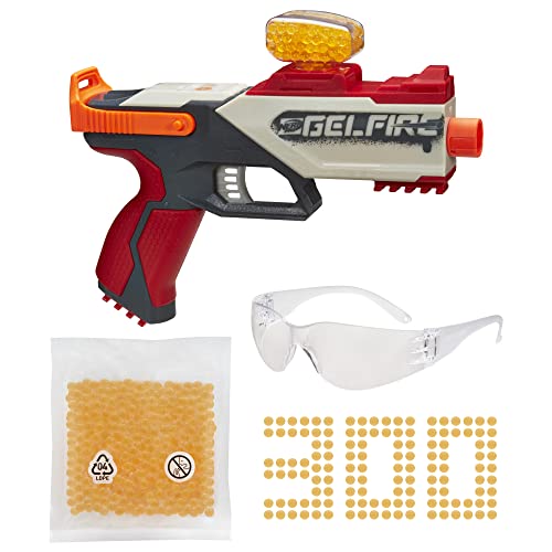 Nerf Pro Gelfire Legion Spring Action Blaster, 5000 Gelfire Rounds, 130 Round Hopper, Schutzbrille, Slam Fire ab 14 Jahren, Ostergeschenke für Jungen und Mädchen von NERF