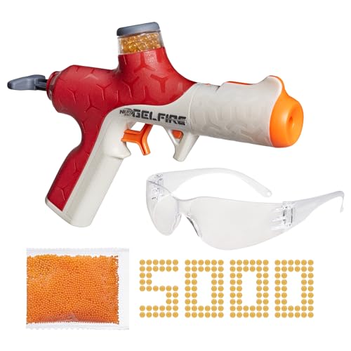 Nerf Pro Gelfire Twist Shot Blaster, 150 FPS, 5.000 Gelfire Rounds, T-Pull Priming, Integrierter 80 Round Hopper, Eyewear ab 14 Jahren Nerf Pro Gelfire Twist Shot Blaster, 150 FPS, 5.000 Gelfire Rounds, T-Pull Priming, Integrierter 80 Round Hopper, Eyewear ab 14 Jahren von NERF
