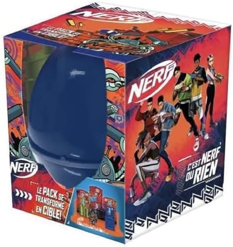 Nerf Riesen-Ei mit 5 Überraschungen, ab 6 Jahren, Mehrfarbig von NERF