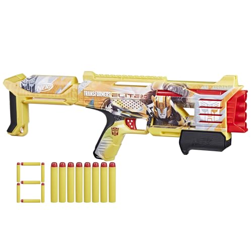 Nerf Transformers Bumblebee Dart-Blaster, enthält 8 Nerf Elite Darts, Pump-Action Nerf Transformers Bumblebee Dart-Blaster, enthält 8 Nerf Elite Darts, Pump-Action von NERF