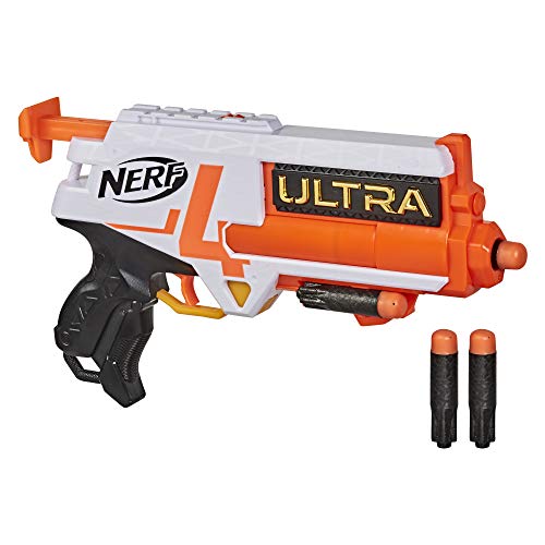 Nerf Ultra Four Dart Blaster - 4 Nerf Ultra Darts, Single-Shot Blasting, 2-Dart Storage - Nur kompatibel mit Nerf Ultra Darts von NERF