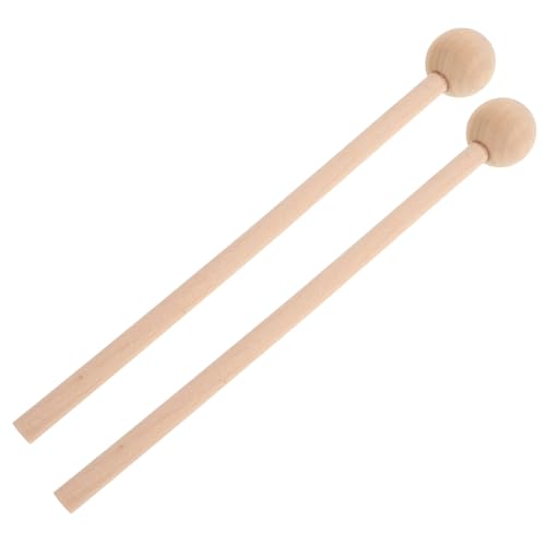 NESTINGHO 2 Stück Teiliges Holz Xylophon Mallets Schlaginstrument Orff Rhythmus Mallets für Kindergarten Musikalische Früherziehung Mit Klarem Klang und Robustem Griff von NESTINGHO