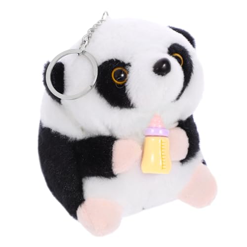 NESTINGHO Panda-Spielzeug Kleiner Panda-Plüsch ausgestopftes Panda-Plüschtier Schlüsselanhänger pummeluff Kuscheltier schmücken ausgestopftes Tier Cartoon-Tierpuppe Plüsch-Panda roter Panda von NESTINGHO