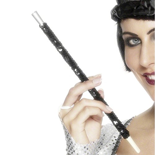 NET TOYS 20er Jahre Zigarettenspitze schwarz 28 cm Zigaretten Spitze Zigarettenhalter Zigaretten Halter Charleston Kostüm Zubehör NET TOYS 20er Jahre Zigarettenspitze schwarz 28 cm Zigaretten Spitze Zigarettenhalter Zigaretten Halter Charleston Kostüm Zubehör von NET TOYS