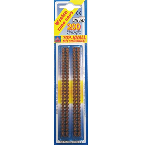 NET TOYS 25/50-Schuss Streifenmunition Patronen Streifen Amorces Gun Caps Nachfüll Munition 200 Schuss gesamt NET TOYS 25/50-Schuss Streifenmunition Patronen Streifen Amorces Gun Caps Nachfüll Munition 200 Schuss gesamt von NET TOYS