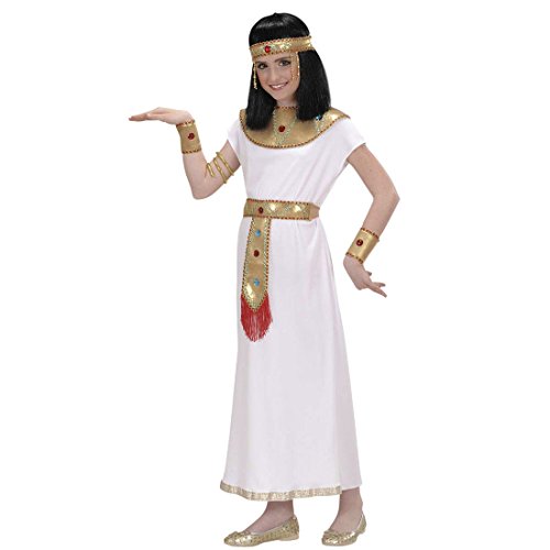 NET TOYS Cleopatra Kinderkostüm 158cm 11-13 Jahre Pharaonin Antike Faschingskostüm Ägyptische Königin Kleid 1001 Nacht Faschingskostüm Karnevalskostüme Kinder Mädchen von NET TOYS