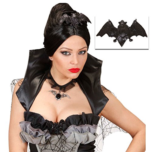NET TOYS Fledermaus Haarspange Vampir Schmuck Silber Kopfschmuck Kostüm Accessoires Halloween Haarschmuck NET TOYS Fledermaus Haarspange Vampir Schmuck Silber Kopfschmuck Kostüm Accessoires Halloween Haarschmuck von NET TOYS