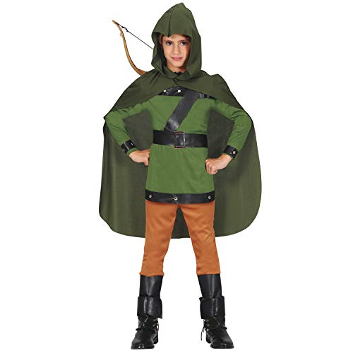 Geheimnisvolles Robin Hood Kostüm für Kinder - Grün-Braun 7 - 9 Jahre, 127 - 132 cm - Außergewöhnliche Kinder-Verkleidung Bogenschütze Kinderkostüm - Bestens geeignet für Mittelalterfest & Karneval Geheimnisvolles Robin Hood Kostüm für Kinder - Grün-Braun 7 - 9 Jahre, 127 - 132 cm - Außergewöhnliche Kinder-Verkleidung Bogenschütze Kinderkostüm - Bestens geeignet für Mittelalterfest & Karneval von NET TOYS