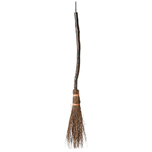 NET TOYS Krummer Hexenbesen Halloween Besen 90 cm Hexen Reisigbesen Hexe Kostüm Zubehör Witch Broom Hexenkostüm Accessoire NET TOYS Krummer Hexenbesen Halloween Besen 90 cm Hexen Reisigbesen Hexe Kostüm Zubehör Witch Broom Hexenkostüm Accessoire von NET TOYS